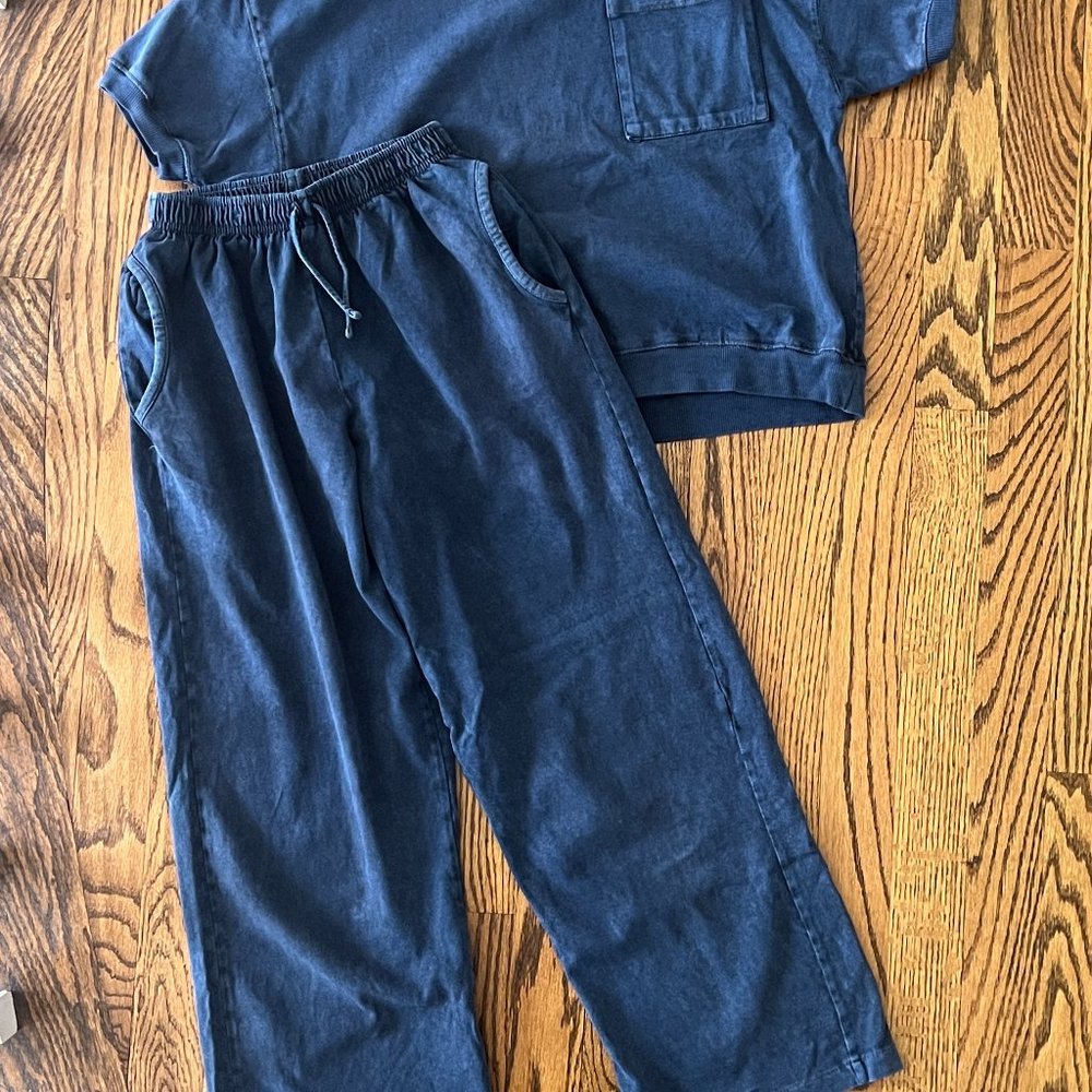 Zara Girl's matching cotton set size 11/12